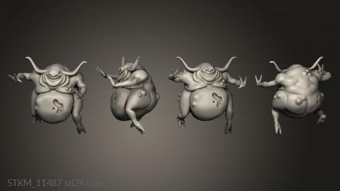 Figurines heroes, monsters and demons (Nurgle, STKM_11487) 3D models for cnc
