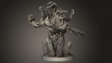 Figurines heroes, monsters and demons (Greater Fire Elemental, STKM_11500) 3D models for cnc