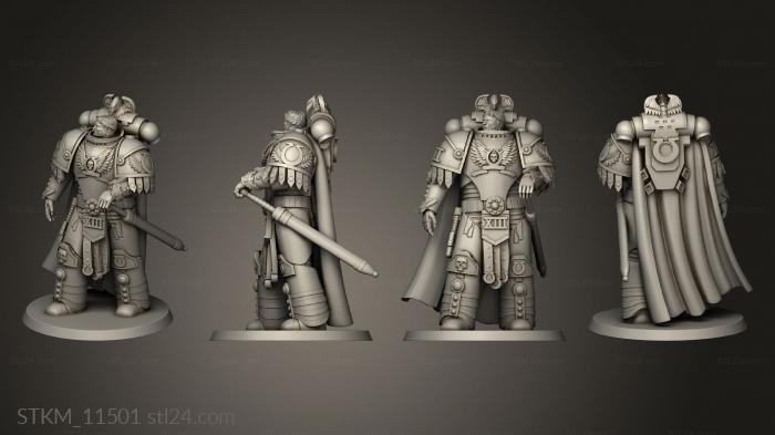 Figurines heroes, monsters and demons (Legio True Omega Marines Commando, STKM_11501) 3D models for cnc