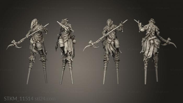 Figurines heroes, monsters and demons (bestia Scrap Shaman Disciple, STKM_11514) 3D models for cnc