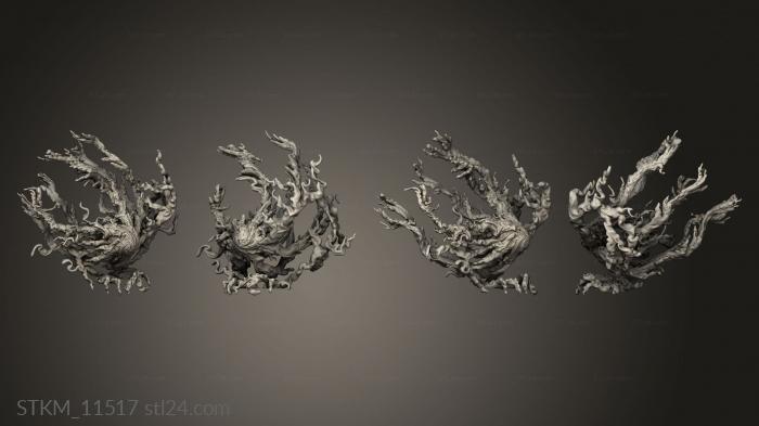 Figurines heroes, monsters and demons (Living Fire Spell, STKM_11517) 3D models for cnc