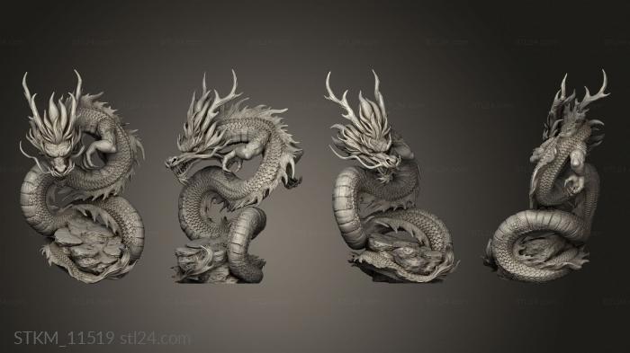 Figurines heroes, monsters and demons (Ryu Masamune, STKM_11519) 3D models for cnc