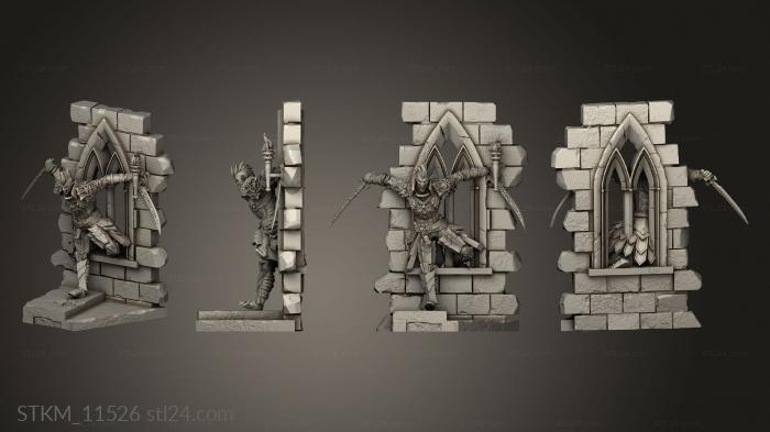 Figurines heroes, monsters and demons (Bloodspawn Templars, STKM_11526) 3D models for cnc