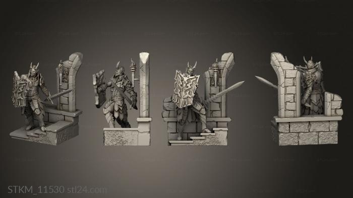 Figurines heroes, monsters and demons (Bloodspawn Templars, STKM_11530) 3D models for cnc