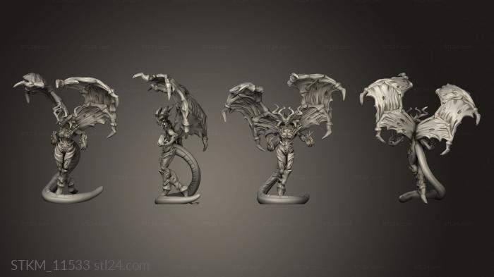Figurines heroes, monsters and demons (Mother Demons, STKM_11533) 3D models for cnc