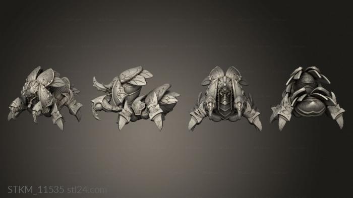 Figurines heroes, monsters and demons (Crypt Lord idle, STKM_11535) 3D models for cnc