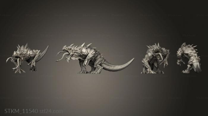 Figurines heroes, monsters and demons (AH Carnival Rex Carnivores, STKM_11540) 3D models for cnc