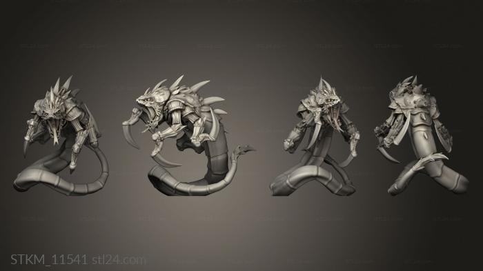 Figurines heroes, monsters and demons (AH Raveners, STKM_11541) 3D models for cnc