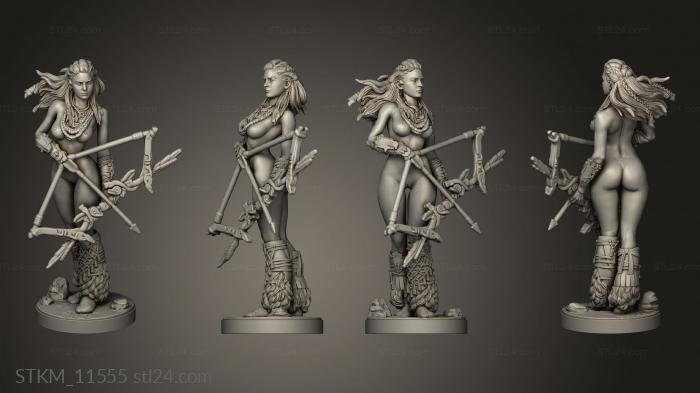 Figurines heroes, monsters and demons (Alloy, STKM_11555) 3D models for cnc