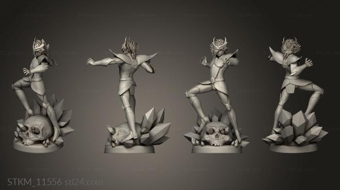 Figurines heroes, monsters and demons (Alberich Delta Megrez Saint Saiya Asgard Odin, STKM_11556) 3D models for cnc