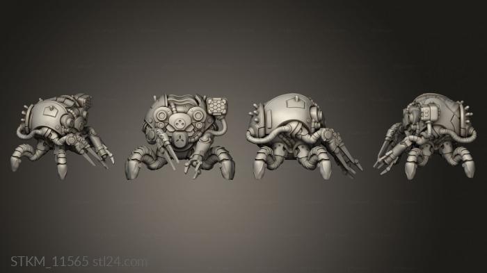 Figurines heroes, monsters and demons (Cyber Morpher, STKM_11565) 3D models for cnc