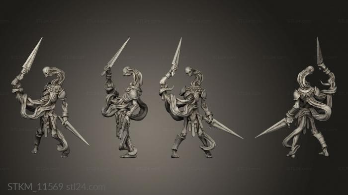 Figurines heroes, monsters and demons (Blood Infected Scythriana, STKM_11569) 3D models for cnc