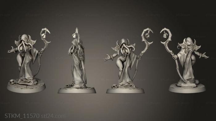 Figurines heroes, monsters and demons (thai House Mora Slithice the Enchantress Sil This, STKM_11570) 3D models for cnc