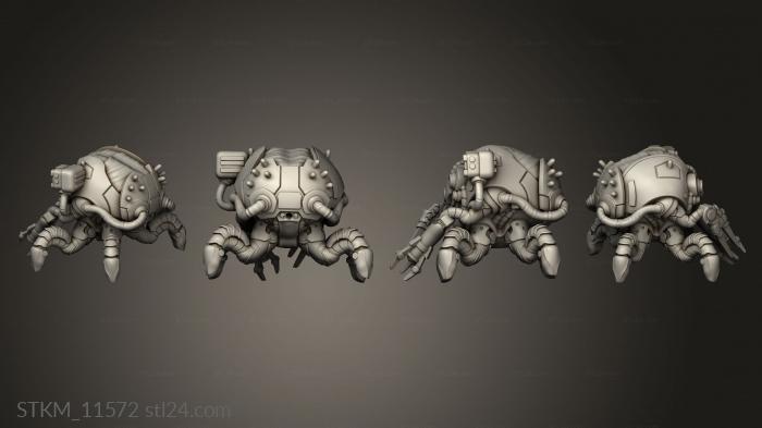 Figurines heroes, monsters and demons (Cyber Morpher, STKM_11572) 3D models for cnc