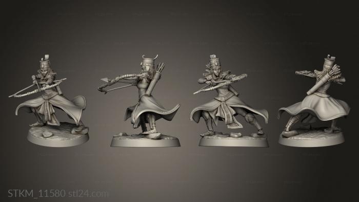 Figurines heroes, monsters and demons (Akila the Archer Base correction, STKM_11580) 3D models for cnc