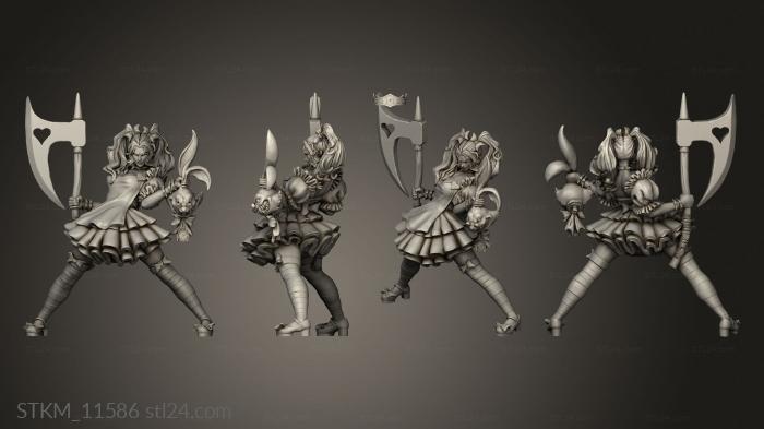 Figurines heroes, monsters and demons (halloween Dark Fairytales Alice in Wonderland Exclu Rabbit, STKM_11586) 3D models for cnc