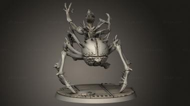 Figurines heroes, monsters and demons (ALIEN WORST NIGHTMARE, STKM_11591) 3D models for cnc