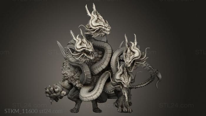 Figurines heroes, monsters and demons (FAI HYDRA Fai Hydra, STKM_11600) 3D models for cnc