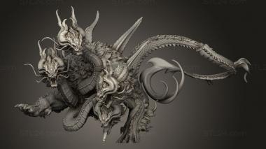 Figurines heroes, monsters and demons (FAI HYDRA Fai Hydra, STKM_11600) 3D models for cnc