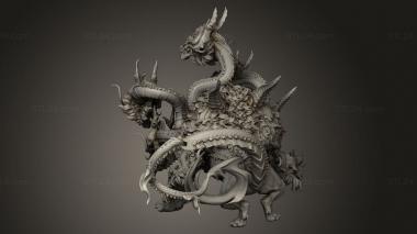 Figurines heroes, monsters and demons (FAI HYDRA Fai Hydra, STKM_11600) 3D models for cnc