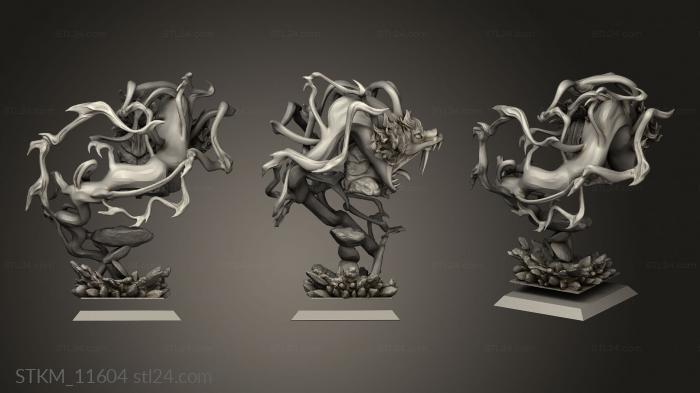 Figurines heroes, monsters and demons (AGOSTO Cuatl Lord SNAKE GOD, STKM_11604) 3D models for cnc