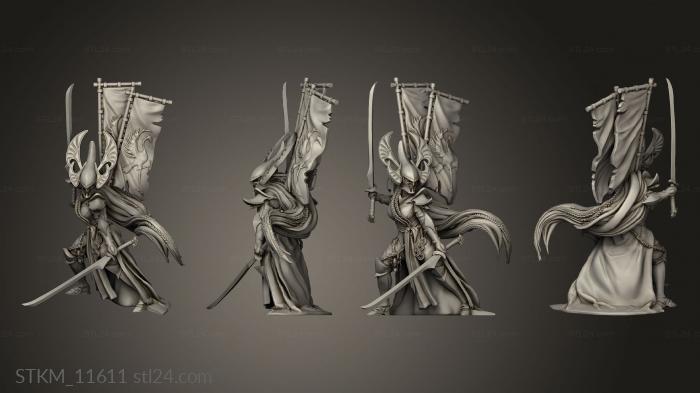 Figurines heroes, monsters and demons (Alterian Sword Wielders Boss, STKM_11611) 3D models for cnc