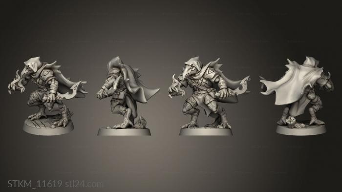 Figurines heroes, monsters and demons (Eye Cult Gryphon Modular Griffins Infiltrator Gryph, STKM_11619) 3D models for cnc