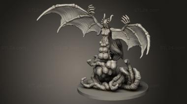 Figurines heroes, monsters and demons (Ebb Tl, STKM_11628) 3D models for cnc