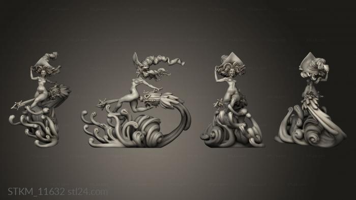 Figurines heroes, monsters and demons (Blackthorn The Witch Smoke, STKM_11632) 3D models for cnc