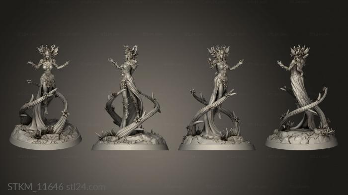 Figurines heroes, monsters and demons (Amalur and Sugar, STKM_11646) 3D models for cnc