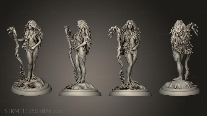 Figurines heroes, monsters and demons (Greta, STKM_11658) 3D models for cnc