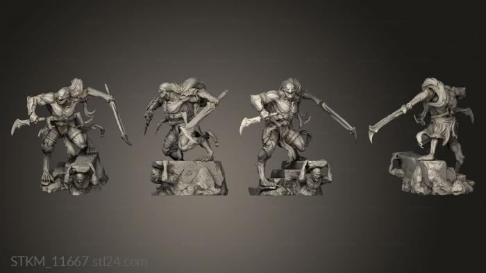 Figurines heroes, monsters and demons (Frenzied Bloodspawn Bloodspawns, STKM_11667) 3D models for cnc