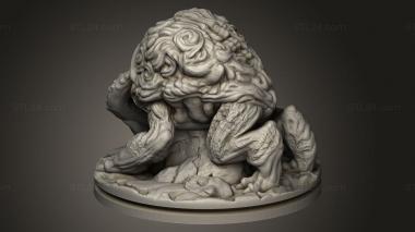 Figurines heroes, monsters and demons (Brain Dog, STKM_11669) 3D models for cnc