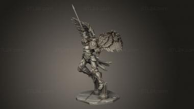 Figurines heroes, monsters and demons (Angel Glory Two Sanguine, STKM_11672) 3D models for cnc