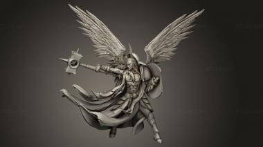 Figurines heroes, monsters and demons (Angels the Empyrean Yanz Pratrix Cleric, STKM_11673) 3D models for cnc