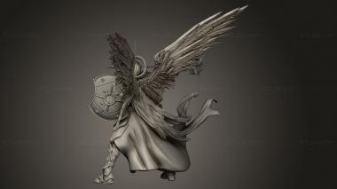 Figurines heroes, monsters and demons (Angels the Empyrean Yanz Pratrix Cleric, STKM_11673) 3D models for cnc