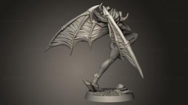 Figurines heroes, monsters and demons (Aya Lust Demon, STKM_11695) 3D models for cnc