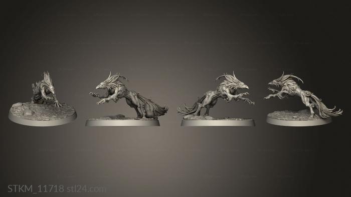 Figurines heroes, monsters and demons (City Angels Eagle Hounds, STKM_11718) 3D models for cnc