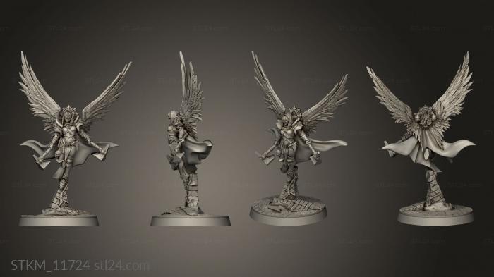 Figurines heroes, monsters and demons (City Angels Troops Smite Angel, STKM_11724) 3D models for cnc