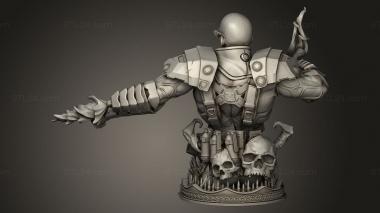 Figurines heroes, monsters and demons (Deadshot, STKM_11725) 3D models for cnc