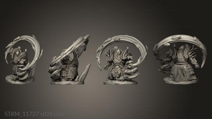 Figurines heroes, monsters and demons (Clan Geomancers Male Geomancer, STKM_11727) 3D models for cnc