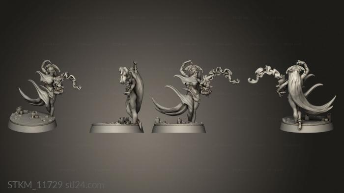 Figurines heroes, monsters and demons (Althea Ethereal Seer, STKM_11729) 3D models for cnc