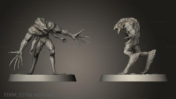 Figurines heroes, monsters and demons (Draegloth, STKM_11736) 3D models for cnc