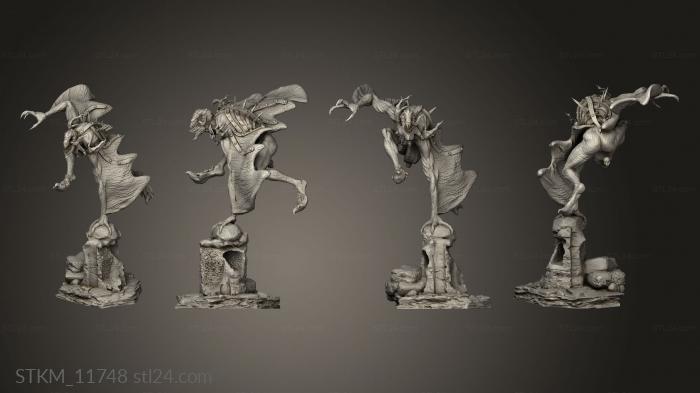 Статуэтки герои, монстры и демоны (Цирковой Гротеск Саудинаст, STKM_11748) 3D модель для ЧПУ станка