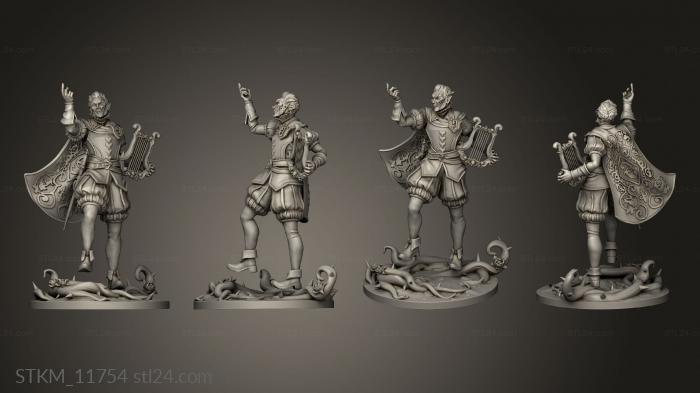 Figurines heroes, monsters and demons (Alice in Nightmareland Knave Hearts thorns PS, STKM_11754) 3D models for cnc