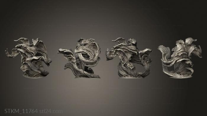 Figurines heroes, monsters and demons (Aspects Terra Water Elemental, STKM_11764) 3D models for cnc