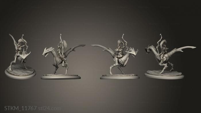 Figurines heroes, monsters and demons (City Angels Voluptuaries Chasers, STKM_11767) 3D models for cnc