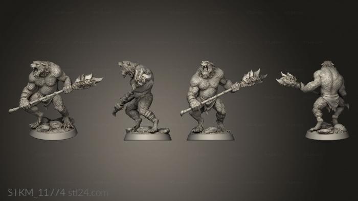 Figurines heroes, monsters and demons (Enemies That Quog, STKM_11774) 3D models for cnc