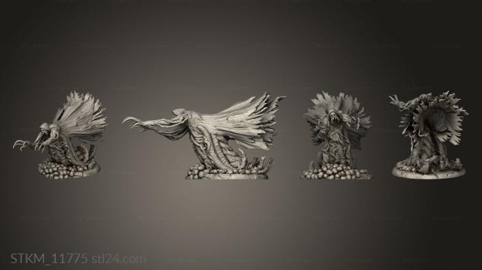 Figurines heroes, monsters and demons (Writer Claw Writher Claw, STKM_11775) 3D models for cnc