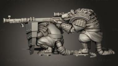 Figurines heroes, monsters and demons (US Mutara Rat Shooter, STKM_11782) 3D models for cnc